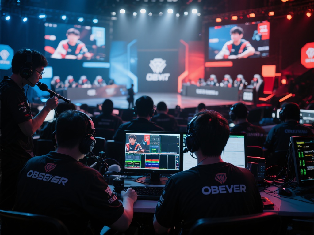 前言：电竞赛场背后的叙事者
在电竞赛事中，选手们