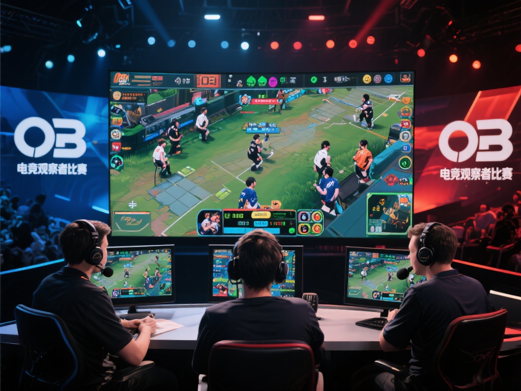 OB比赛被称为“电竞观察者比赛”，通常由专业解说员