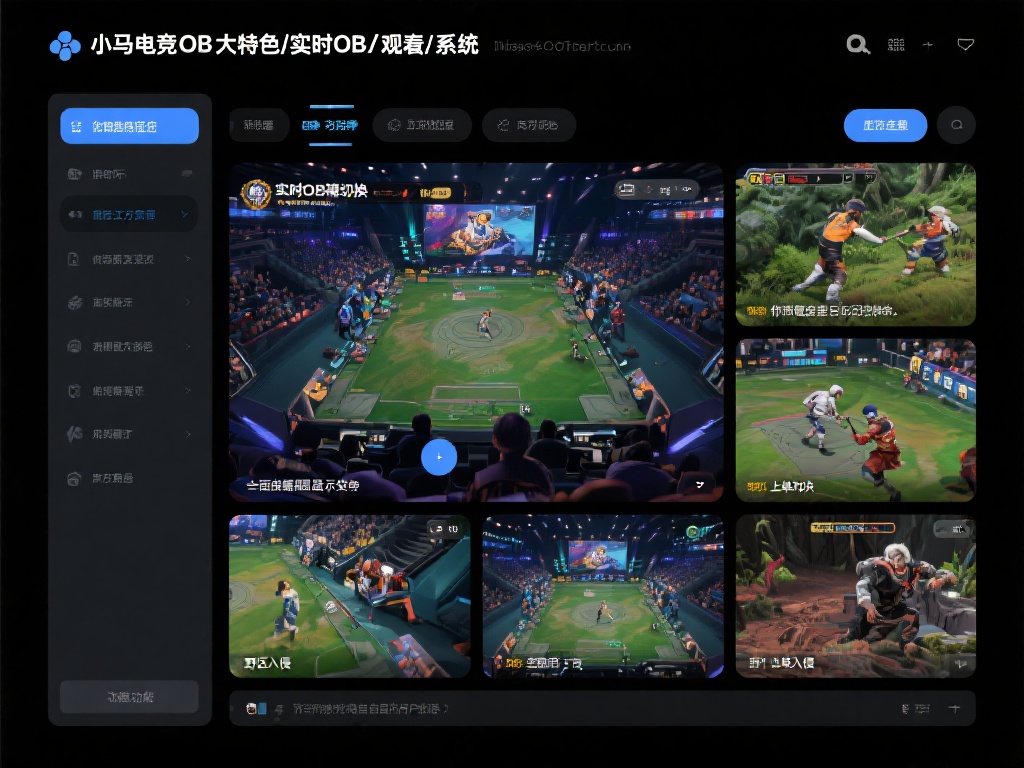 深入解析小马电竞OB:电竞爱好者首选平台解读 实时OB视角切换
小马电竞OB的一大特色便是实时