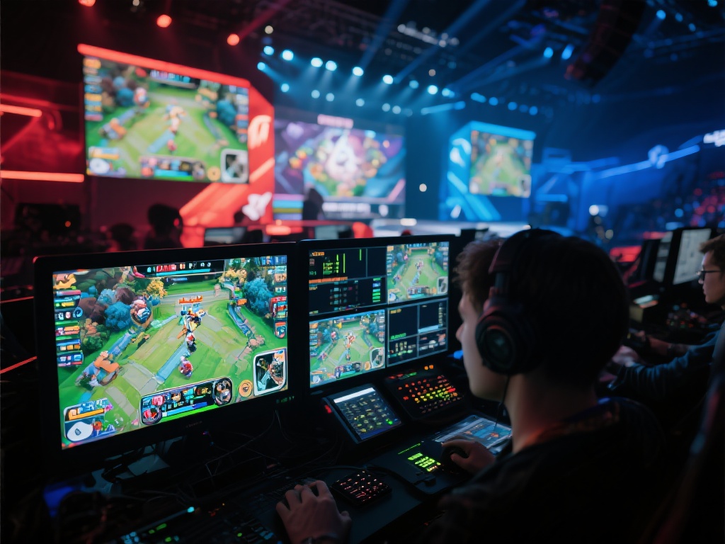 电竞比赛中，不同的游戏类型对画面呈现的需求各不相同