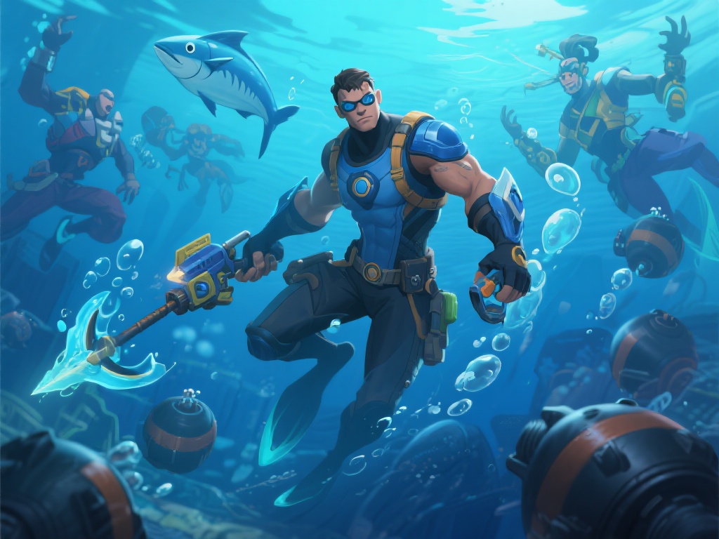 海洋风与OB电竞碰撞:永劫无间新奇玩法探索 角色设计也随之更加多样化。新角色:海洋勇士的出现,