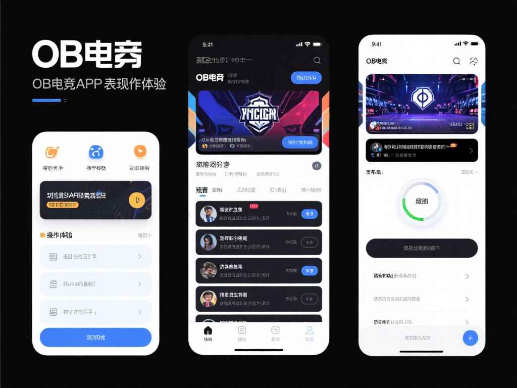 OB电竞APP功能亮点解析及用户体验全方位评测 直观的界面设计与操作体验
对电竞类APP用户而言